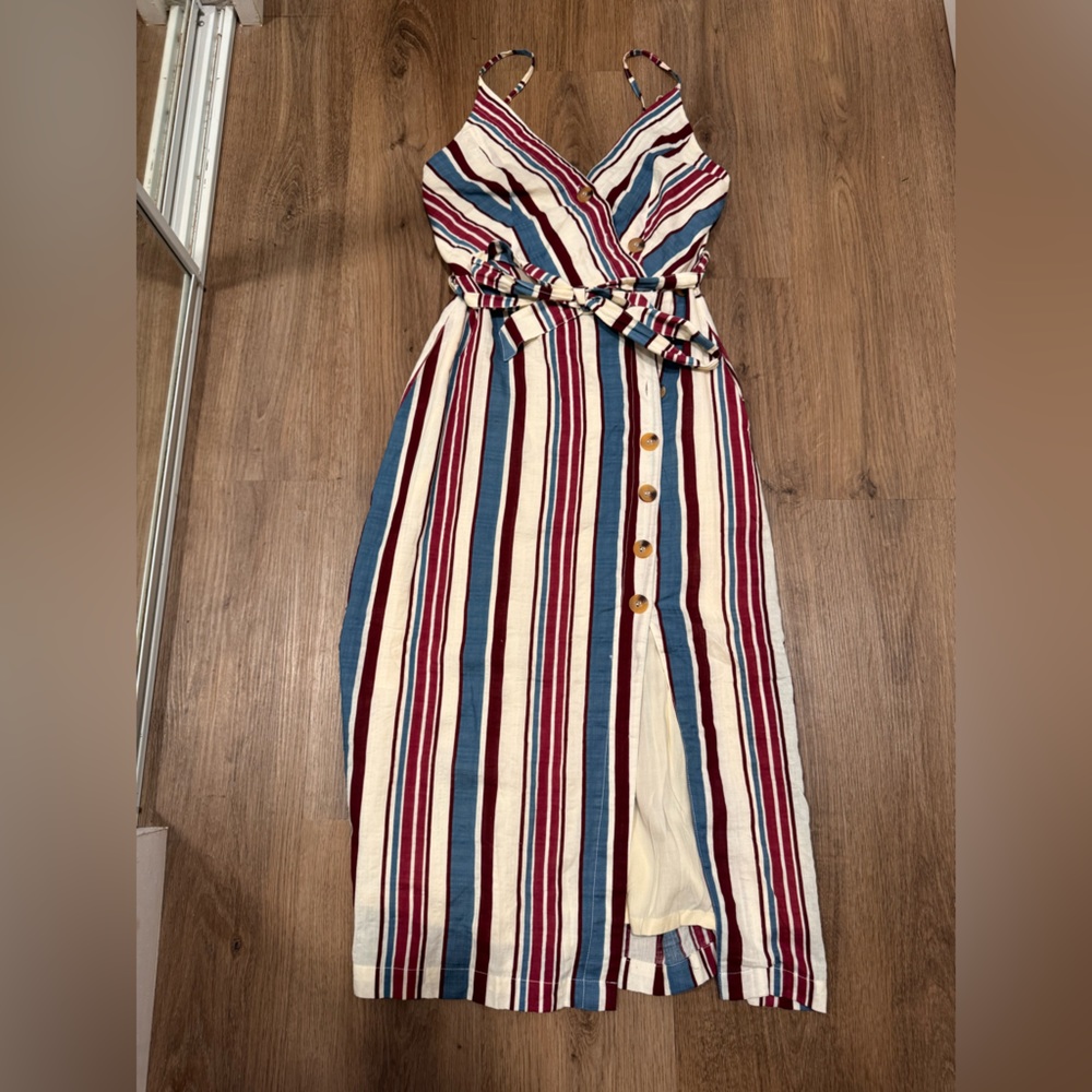 Midi striped dress